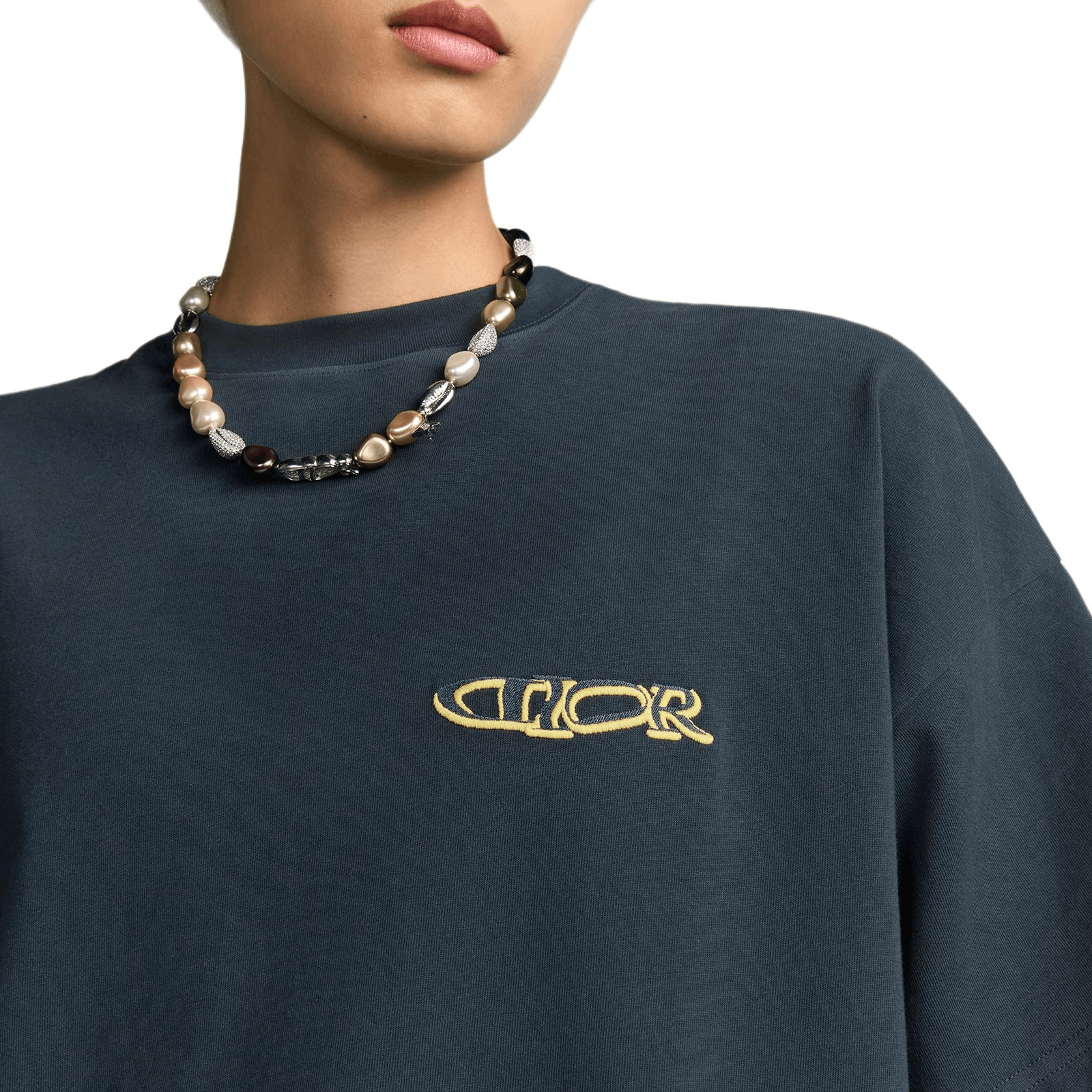 Dior Dior Logo Embroidery T-Shirt Size L Size US L / EU 52-54 / 3 - 9 Thumbnail