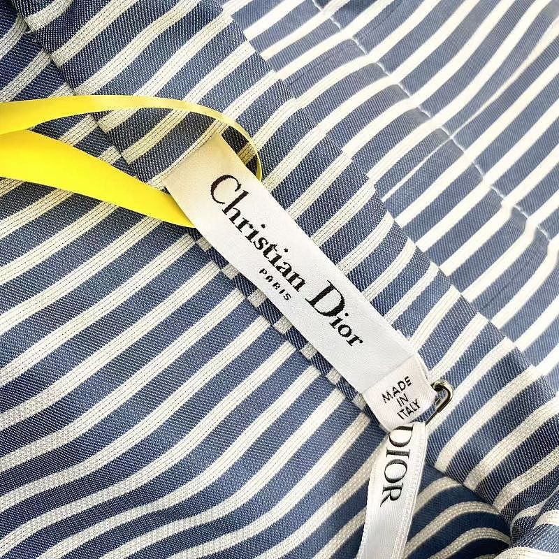 Dior Dior Striped Silk Blend Shirt Dress Size 36 Size XS / US 0-2 / IT 36-38 - 3 Thumbnail