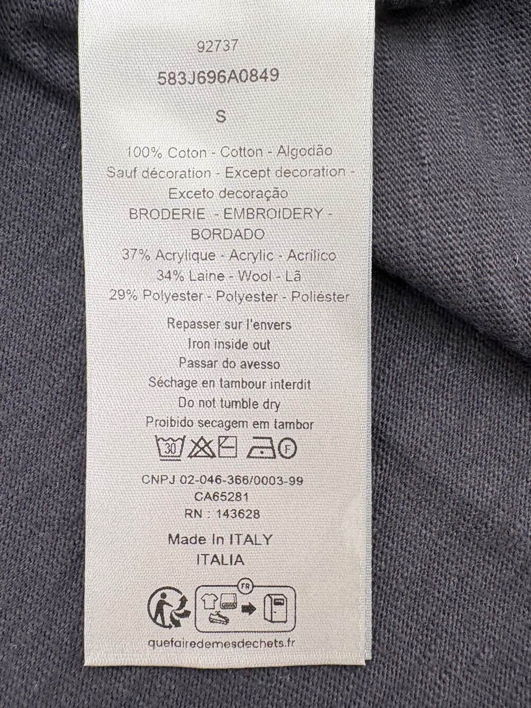 Dior Dior For My Real Friends T-Shirt Size S Size US S / EU 44-46 / 1 - 4 Thumbnail