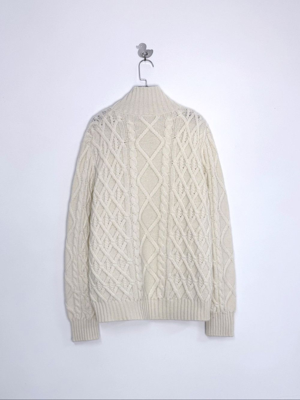 Dior Dior Cable Knit CD Logo Cashmere Sweater Size M Size US M / EU 48-50 / 2 - 2 Thumbnail