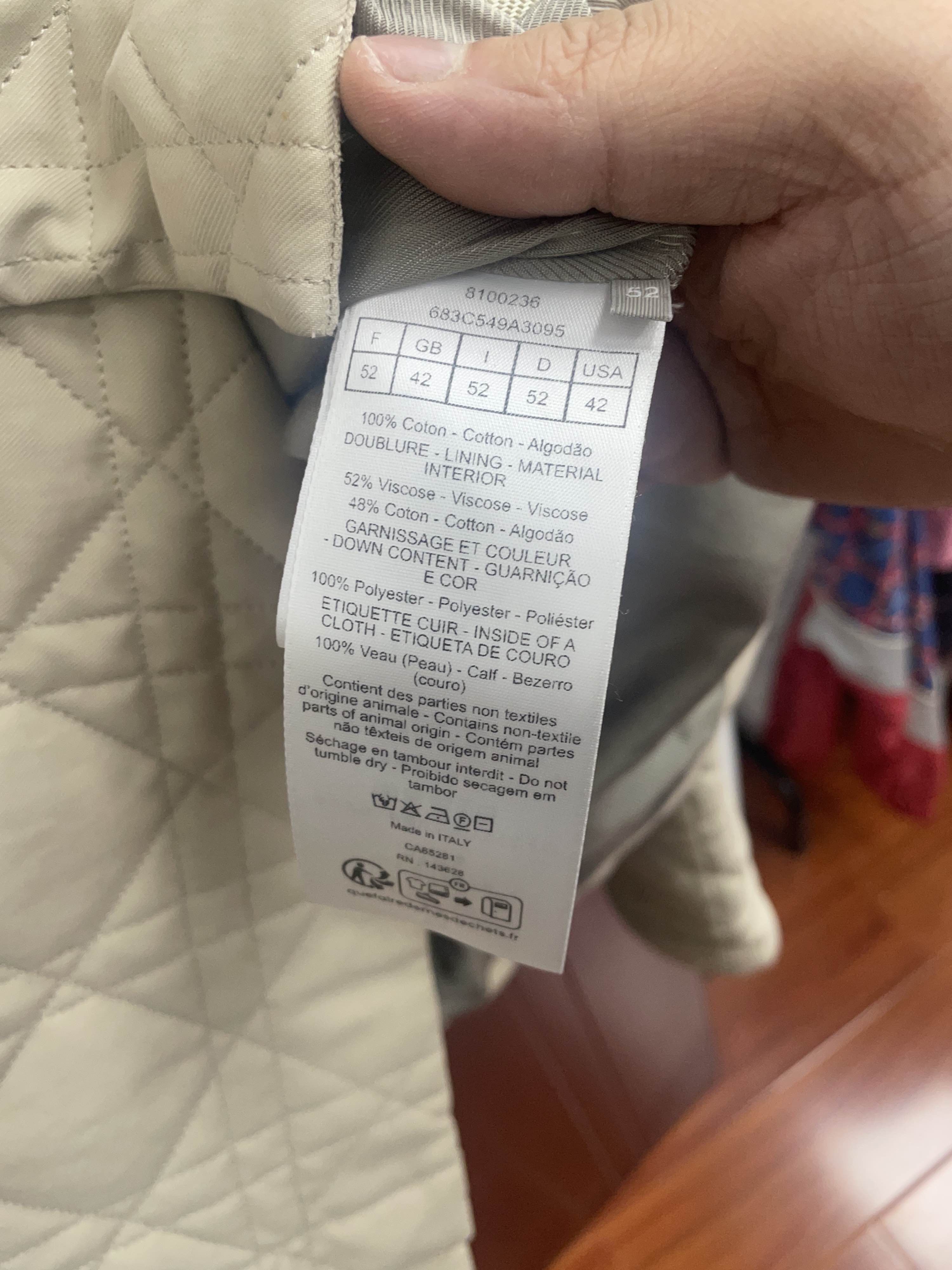 Dior Dior Quilted Cannage Jacket Size L Size US L / EU 52-54 / 3 - 4 Thumbnail