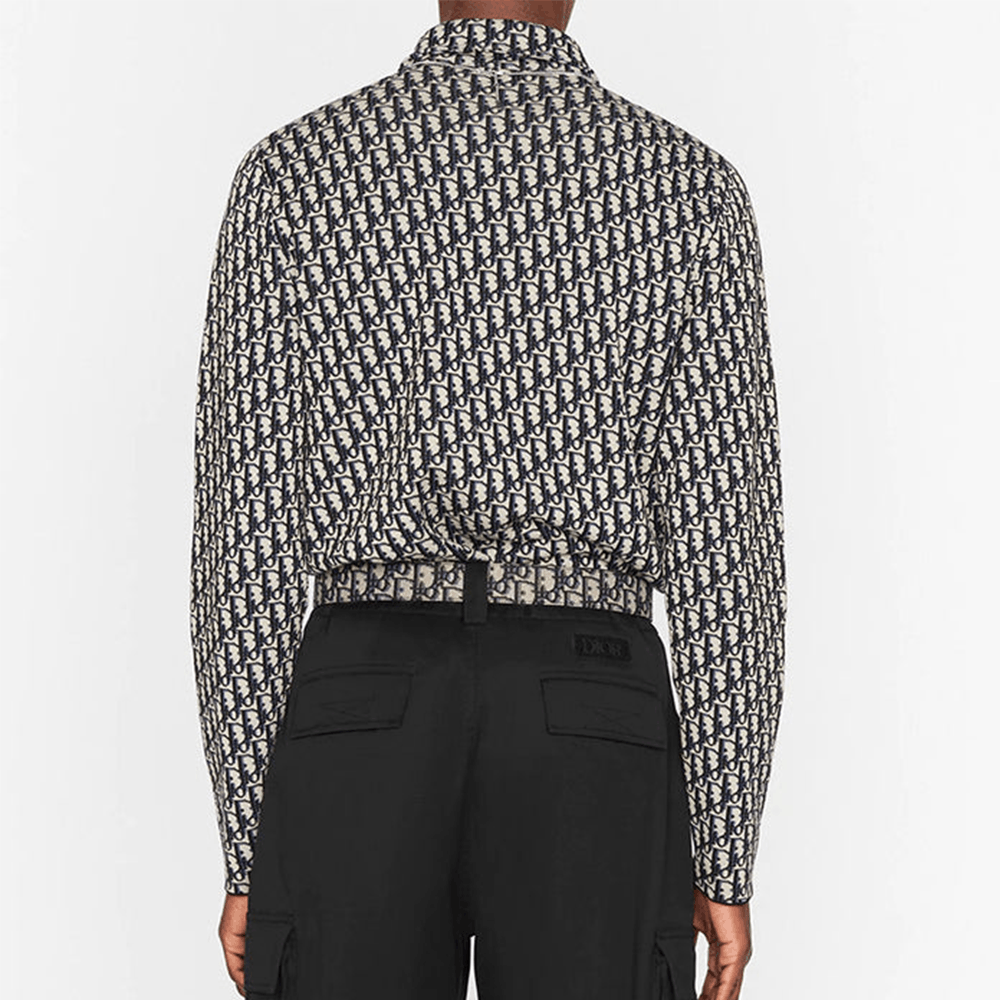 Dior Dior Oblique Logo Jacquard Shirt Size L Size US L / EU 52-54 / 3 - 7 Thumbnail