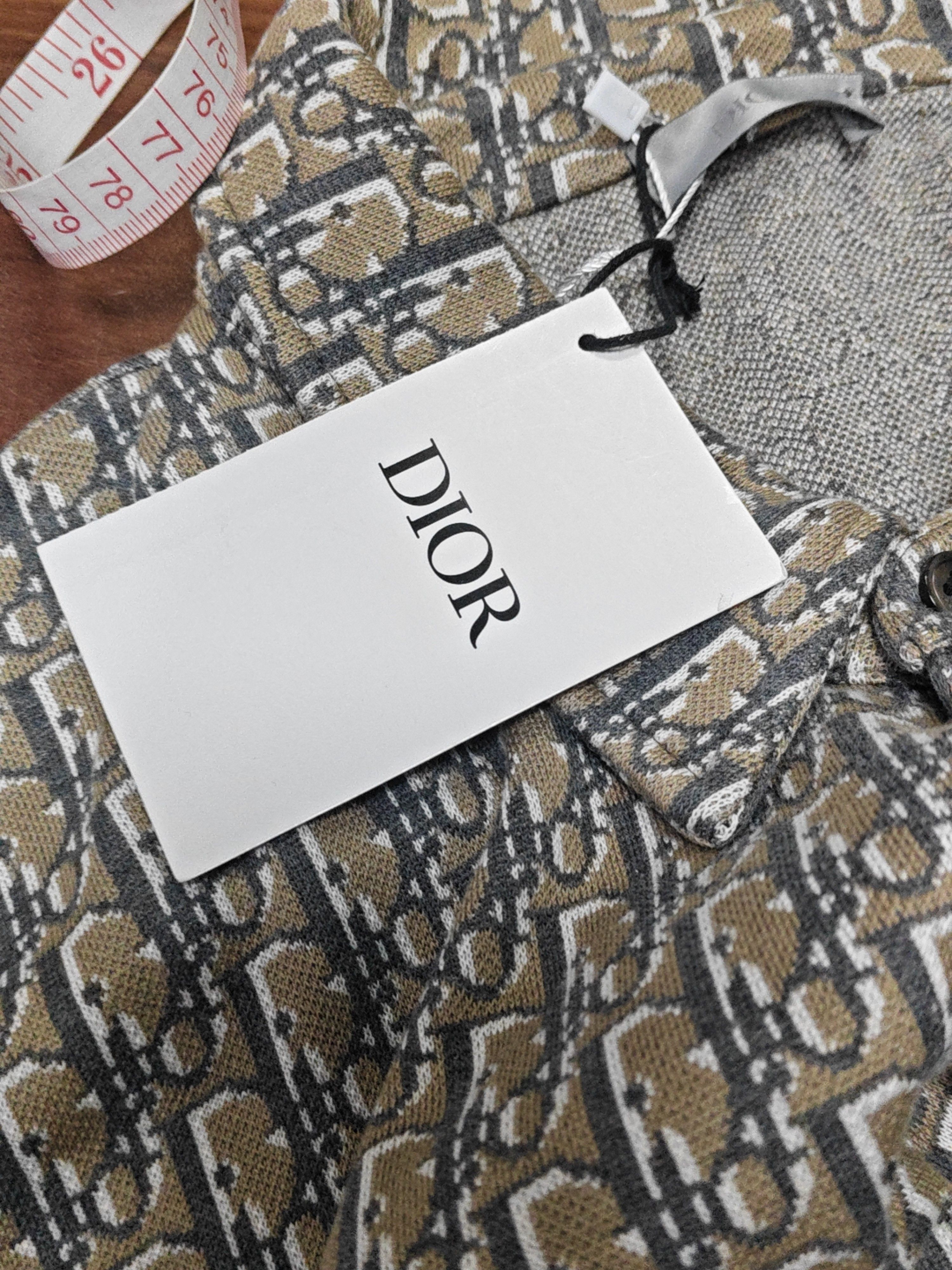 Dior Dior Oblique Logo Jacquard Shirt Size L Size US L / EU 52-54 / 3 - 5 Thumbnail