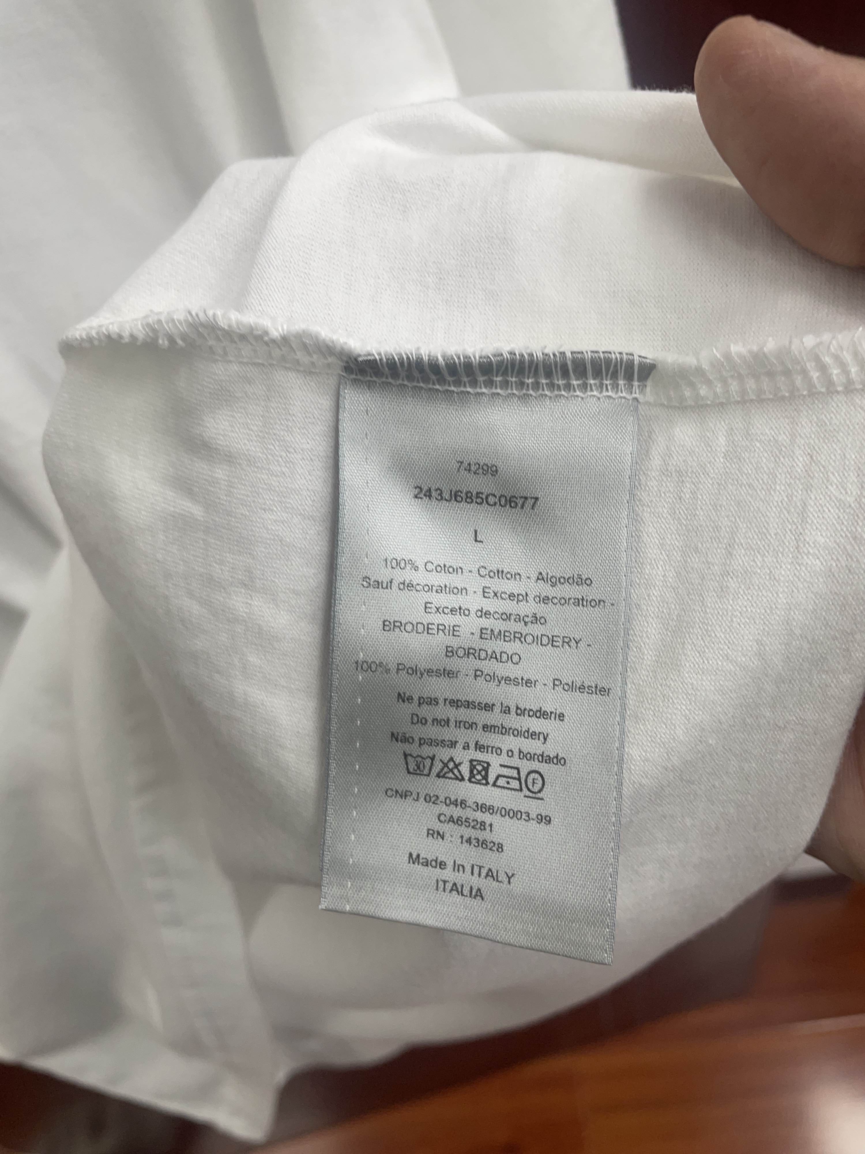 Dior Dior Embroidered Star Logo T-Shirt Size L Size US L / EU 52-54 / 3 - 4 Thumbnail