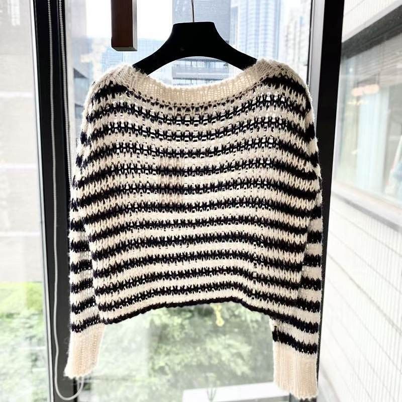 Dior Dior Striped Sweater FR 36 Size XS / US 0-2 / IT 36-38 - 2 Thumbnail