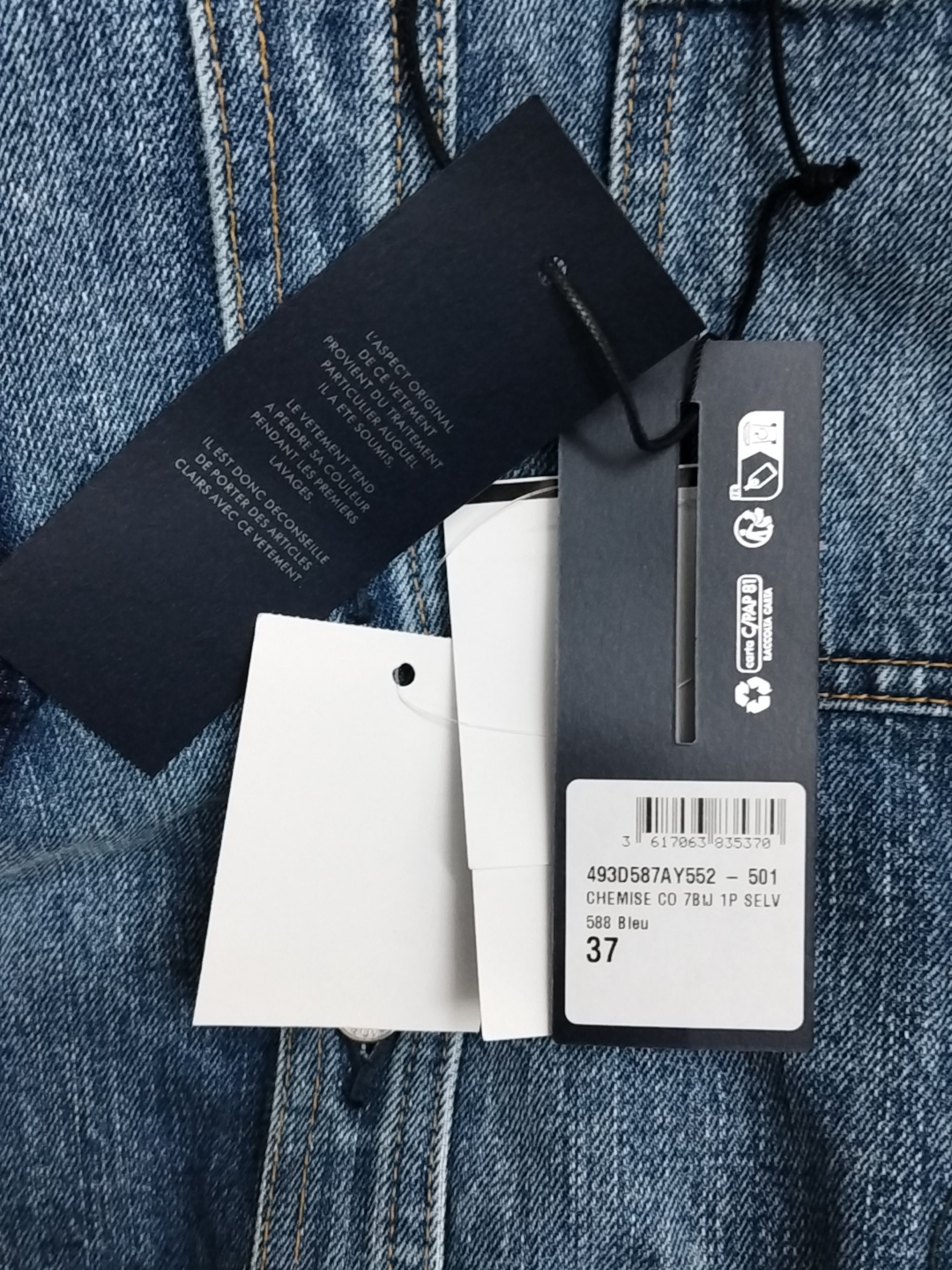 Dior Dior Lily of the Valley Denim Shirt Size S Size US S / EU 44-46 / 1 - 5 Thumbnail