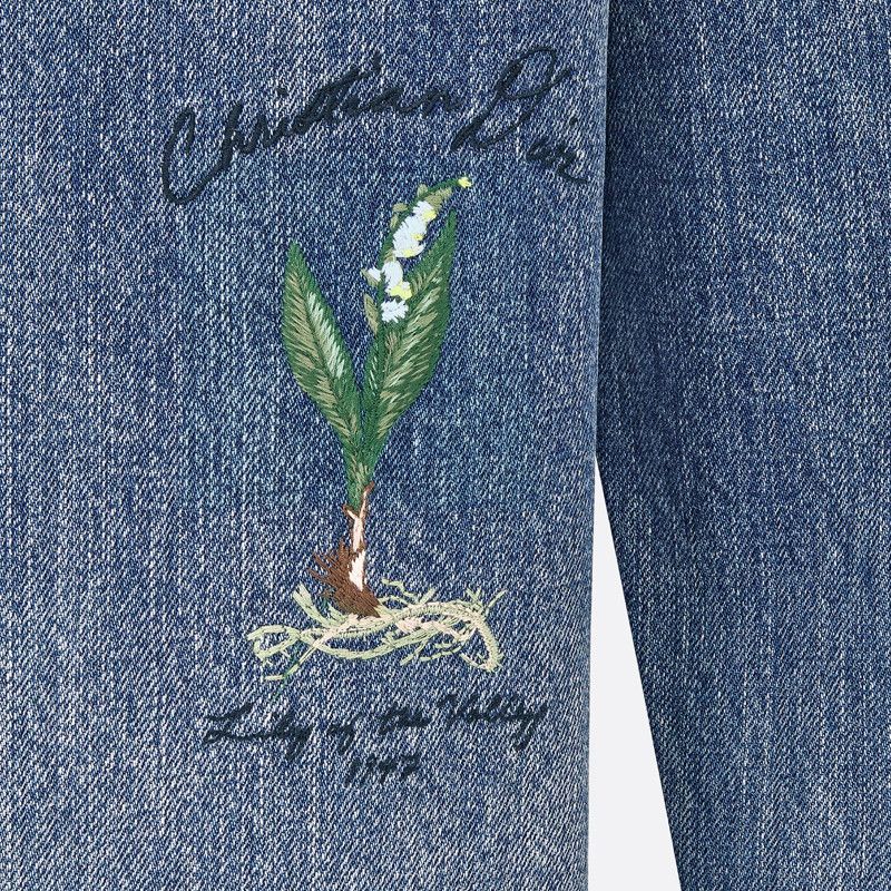 Dior Dior Lily of the Valley Denim Shirt Size S Size US S / EU 44-46 / 1 - 9 Thumbnail