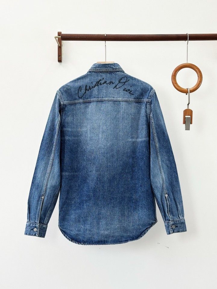 Dior Dior Lily of the Valley Denim Shirt Size S Size US S / EU 44-46 / 1 - 2 Thumbnail