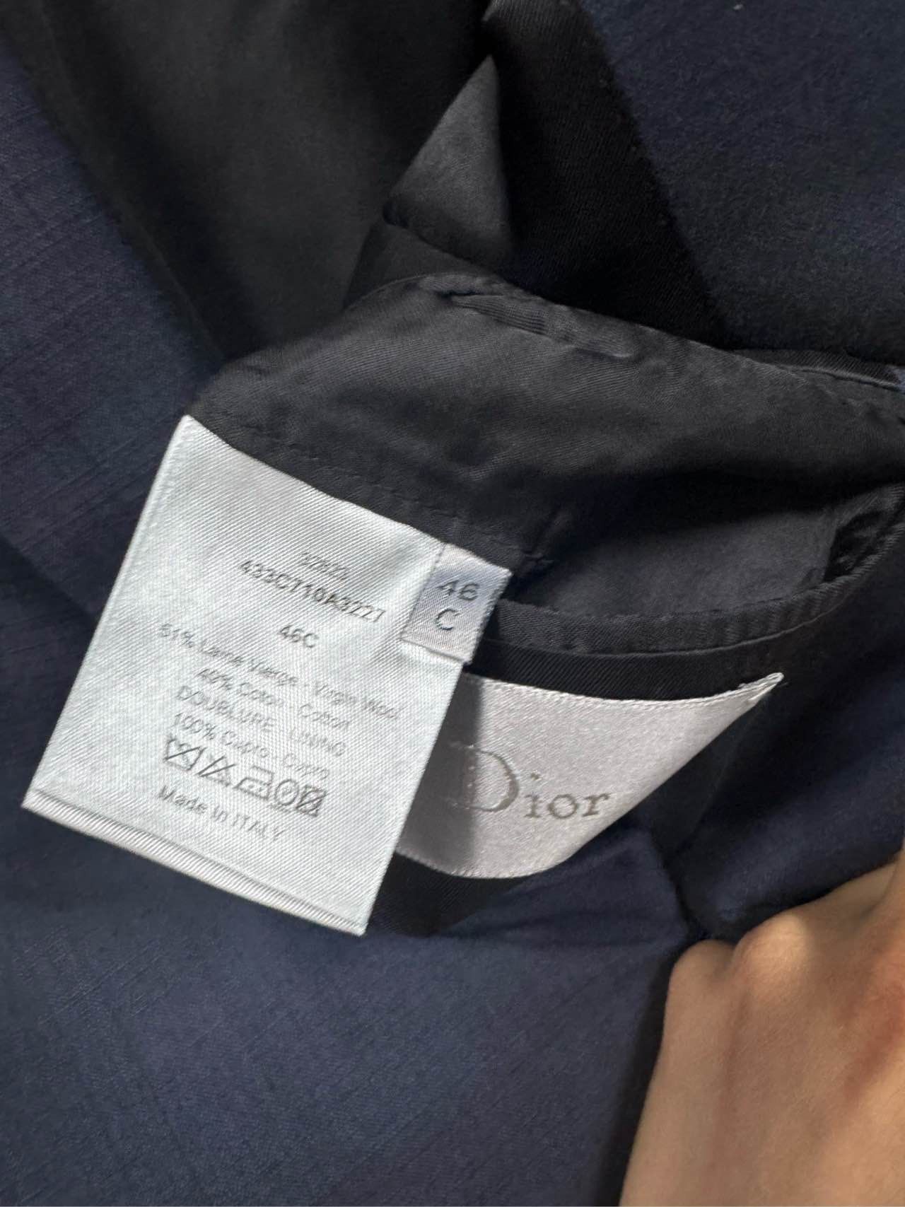Dior Dior Single Breasted Wool Blend Blazer Size 36R Size 36R - 3 Thumbnail