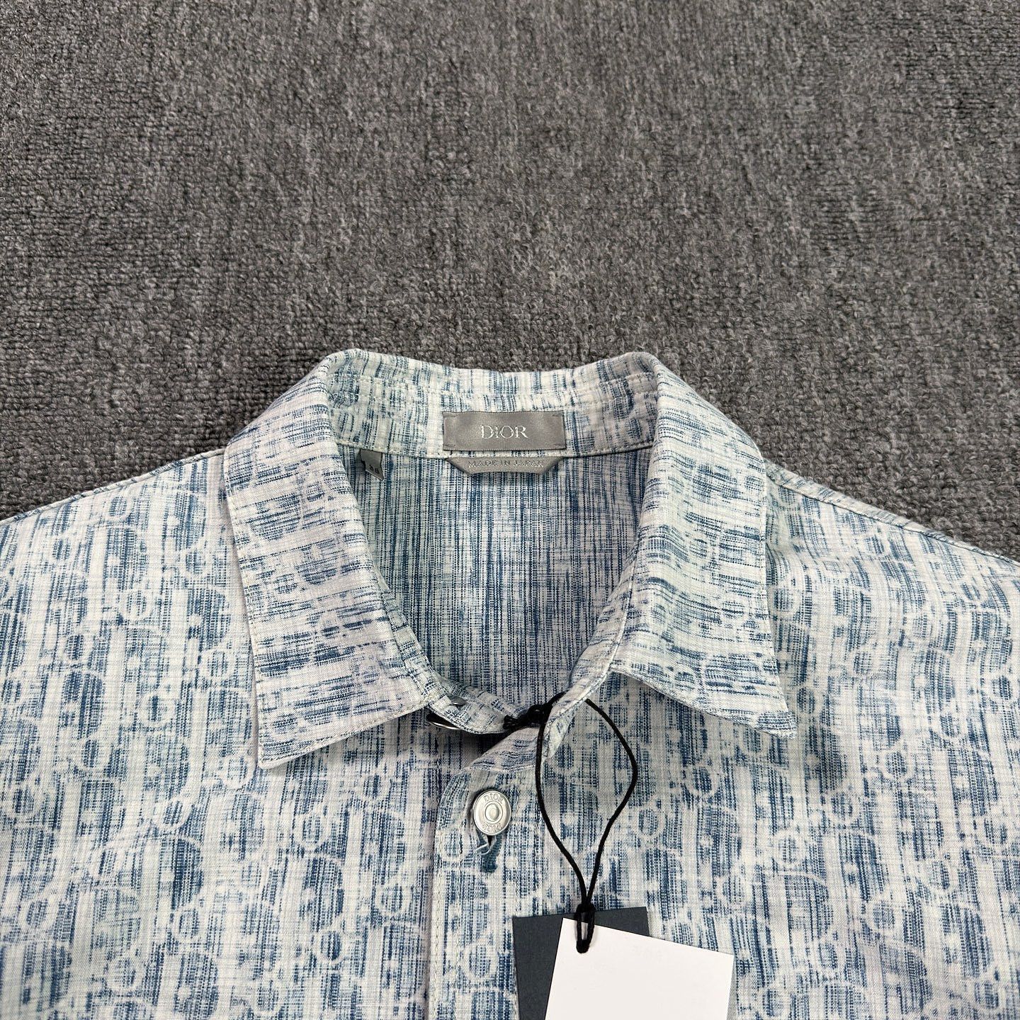 Dior Dior Oblique Kasuri Button Up Shirt Size S Size US S / EU 44-46 / 1 - 3 Thumbnail