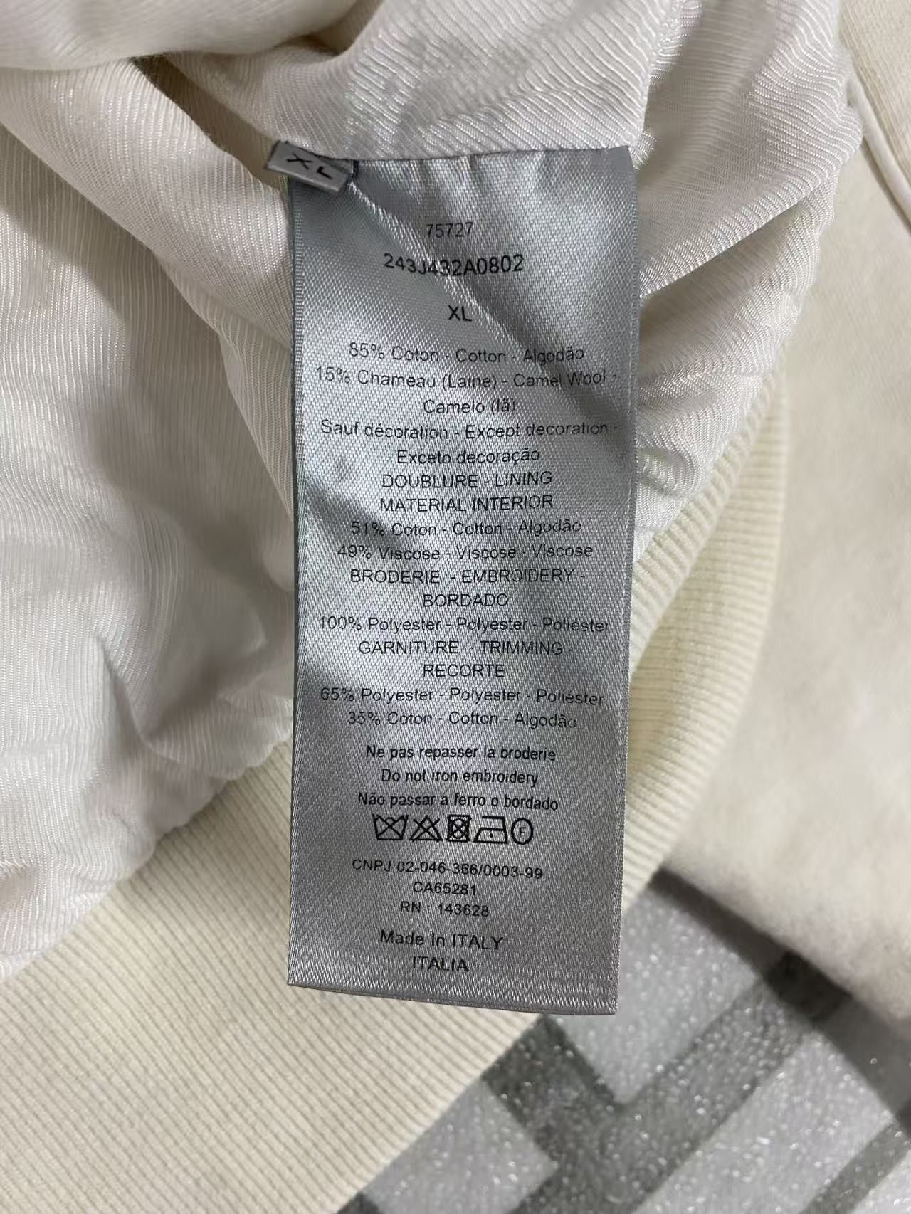 Dior Dior Star Embroidery Zip Jacket Size XL Size US XL / EU 56 / 4 - 4 Thumbnail