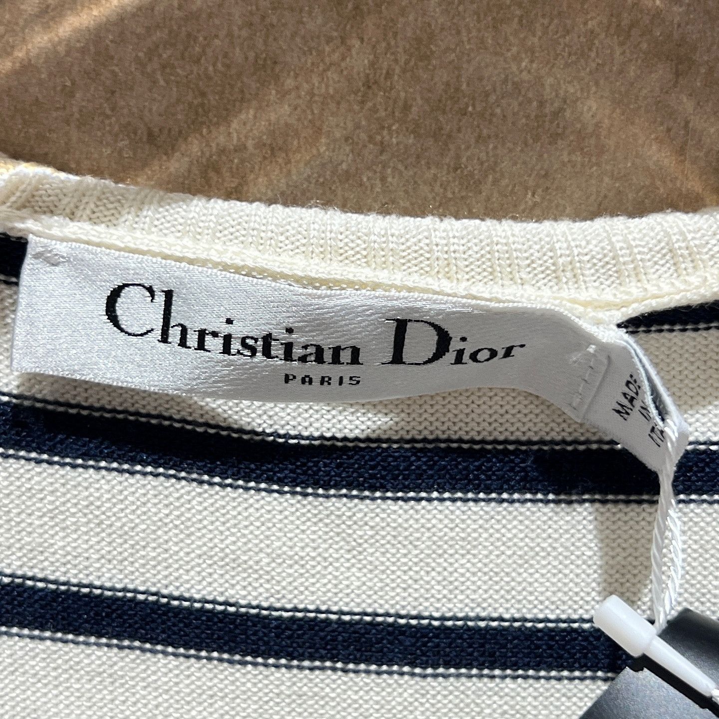 Dior Dior Striped Logo Knit Tank Top Size 38 Size S / US 4 / IT 40 - 3 Thumbnail
