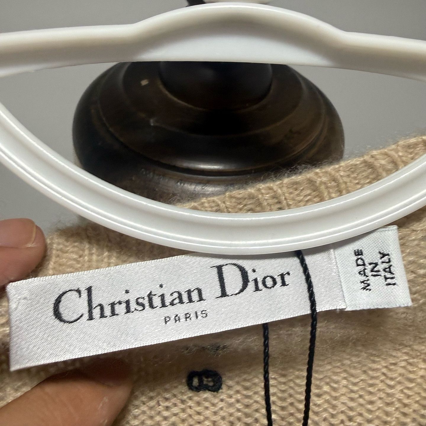 Dior Dior Floral Embroidered Cashmere Sweater Size 34 Size XS / US 0-2 / IT 36-38 - 3 Thumbnail