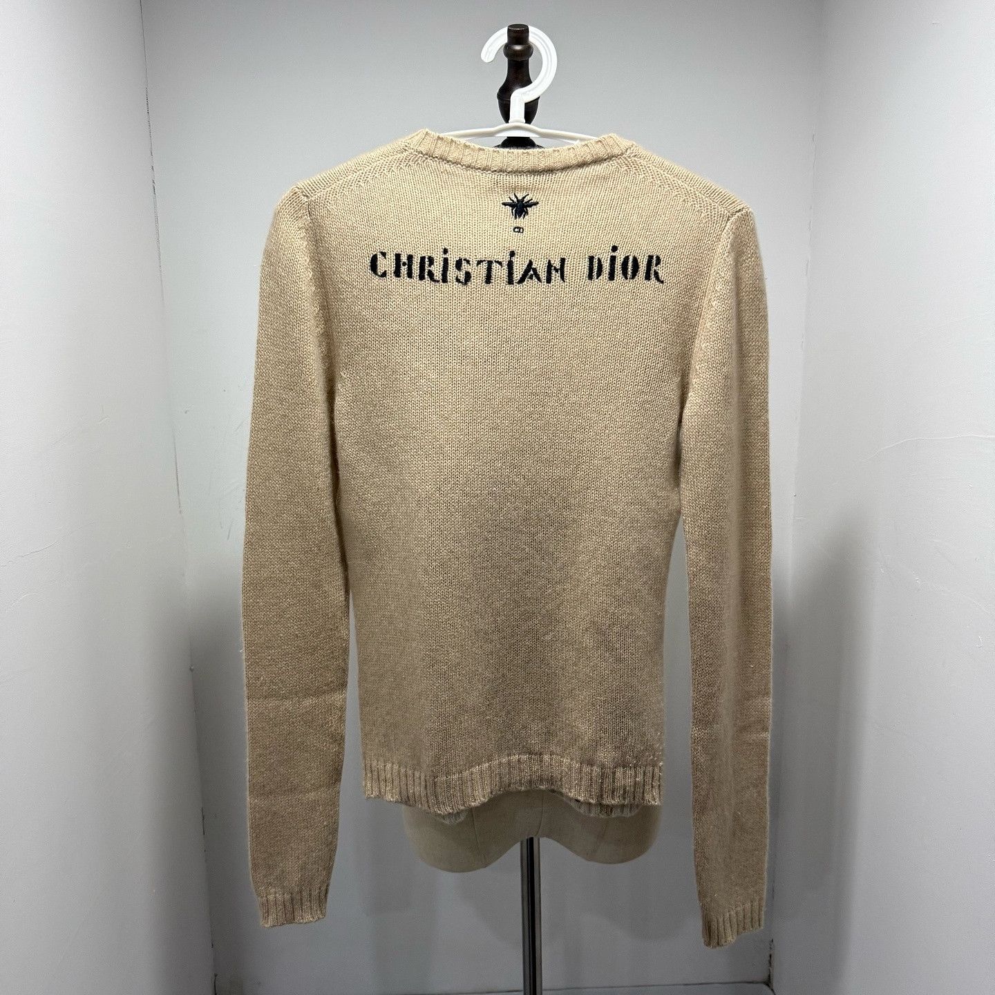Dior Dior Floral Embroidered Cashmere Sweater Size 34 Size XS / US 0-2 / IT 36-38 - 2 Thumbnail