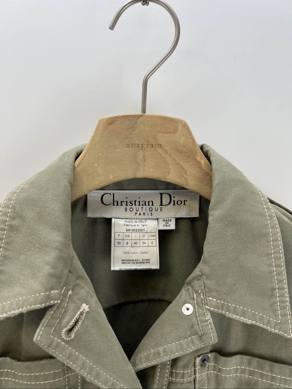 Dior Dior Green Utility Jacket Size 36 Size XS / US 0-2 / IT 36-38 - 3 Thumbnail