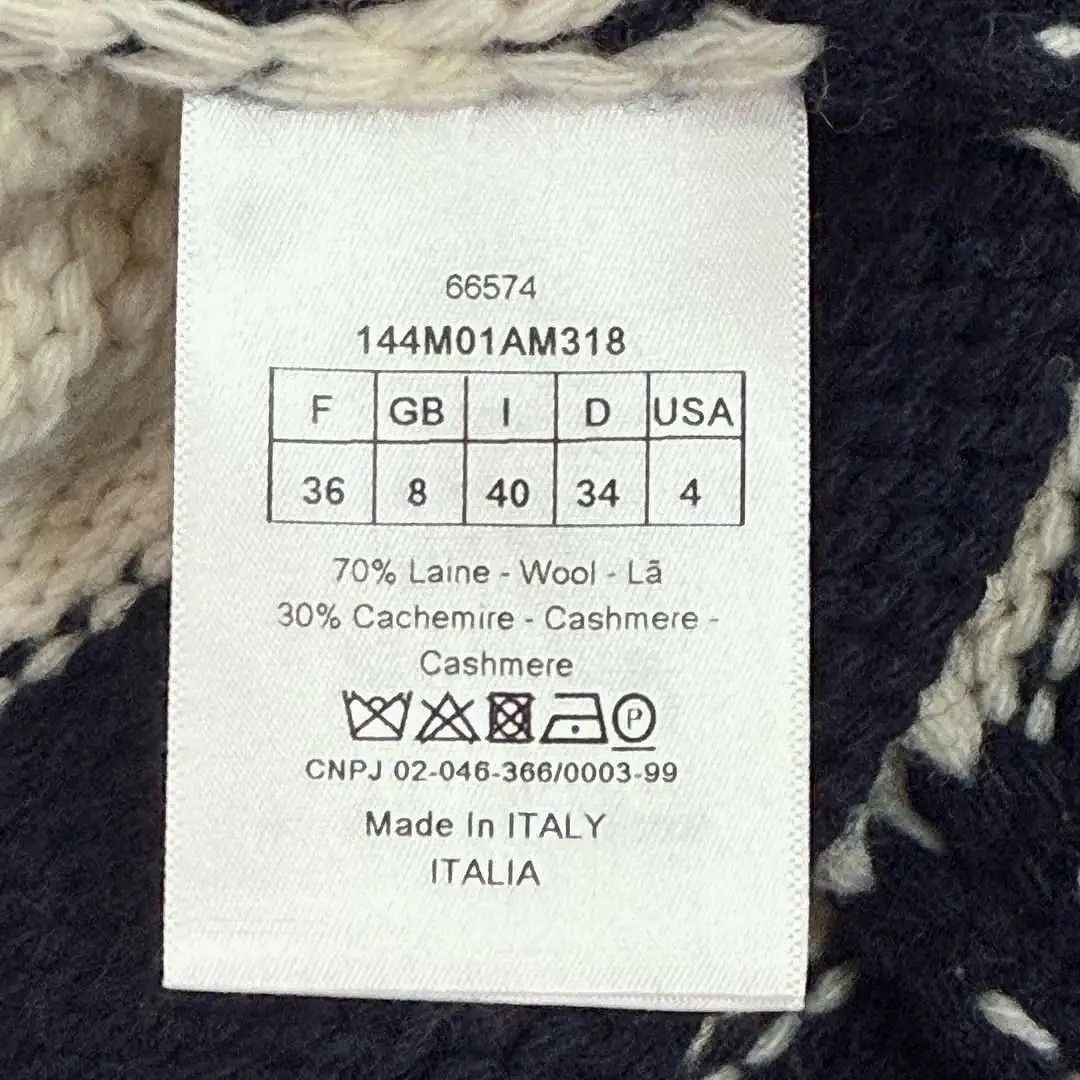 Dior Dior Striped Toggle Cardigan Size FR 36 Size XS / US 0-2 / IT 36-38 - 4 Thumbnail