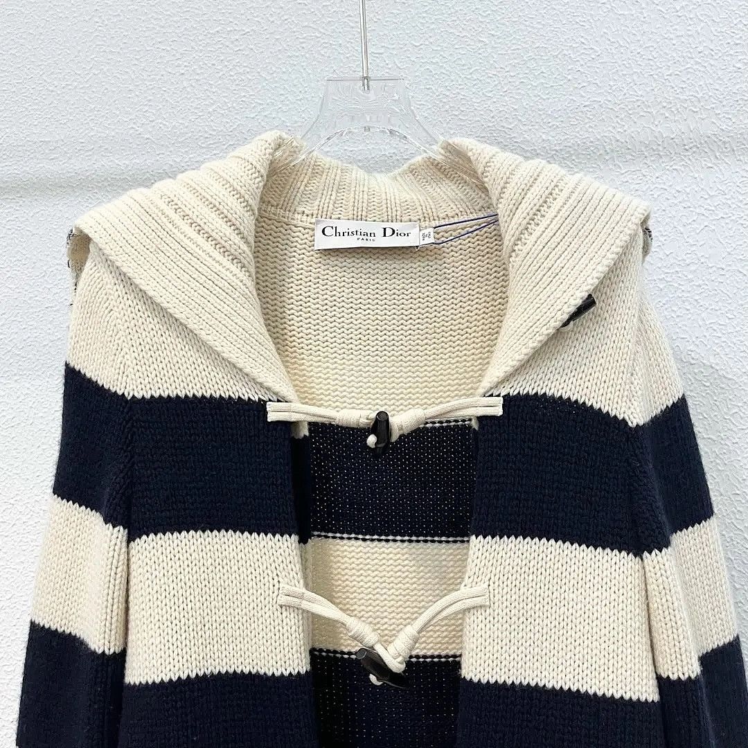 Dior Dior Striped Toggle Cardigan Size FR 36 Size XS / US 0-2 / IT 36-38 - 6 Thumbnail