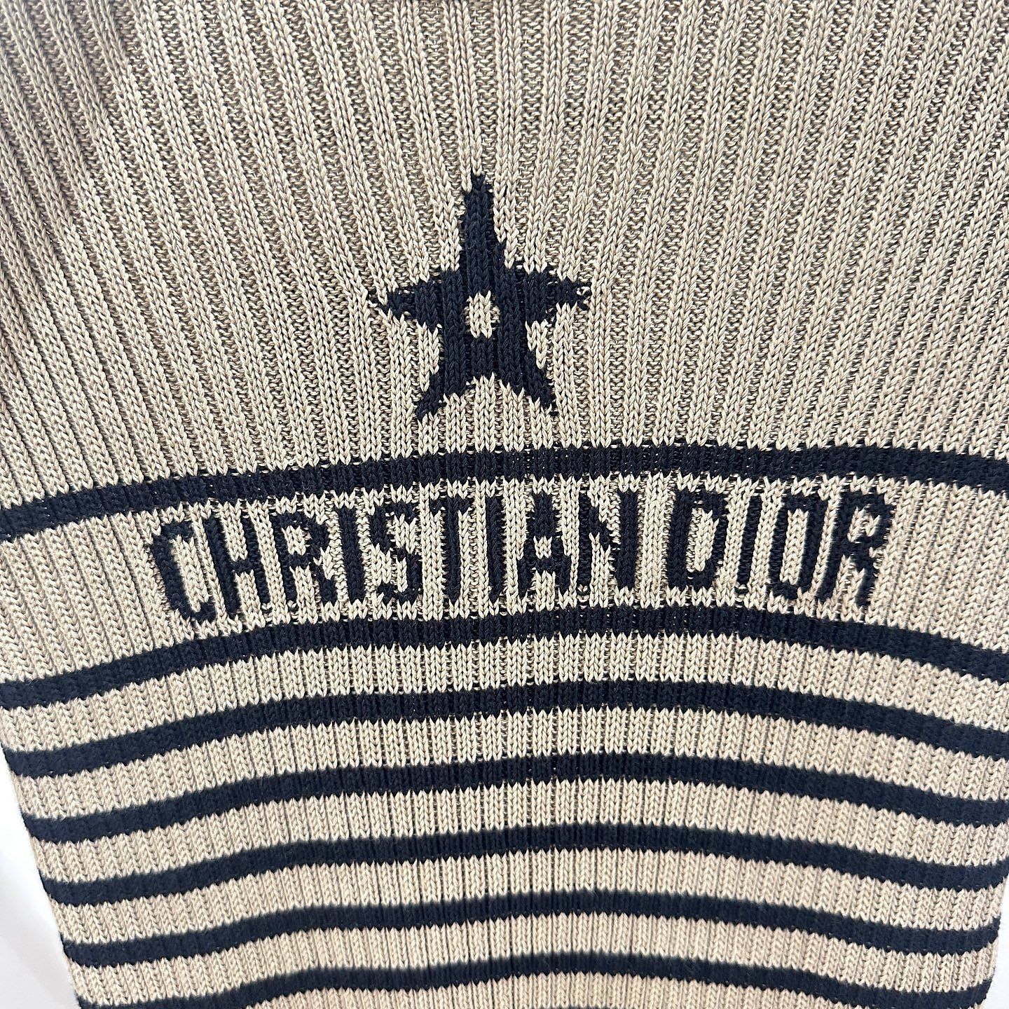 Dior Christian Dior Star Striped Knit T-Shirt Size 44 Size M / US 6-8 / IT 42-44 - 6 Thumbnail