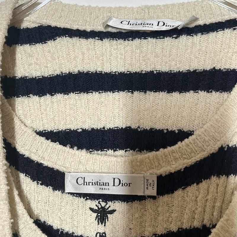 Dior Dior Striped Knit Sweater Set Size 40 Size M / US 6-8 / IT 42-44 - 3 Thumbnail
