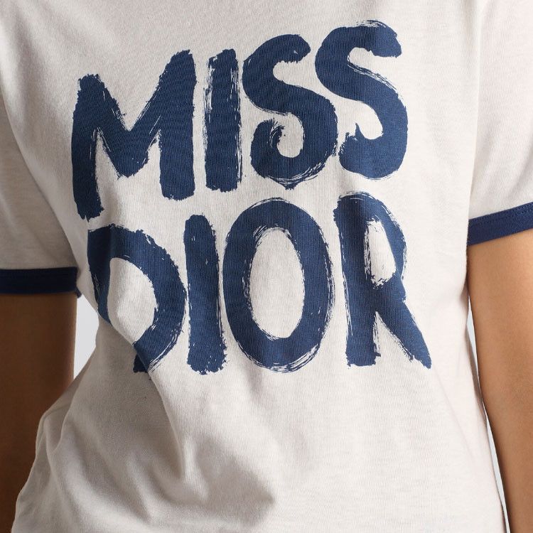 Dior Dior Miss Dior Logo Ringer T-Shirt XS Size XS / US 0-2 / IT 36-38 - 10 Thumbnail