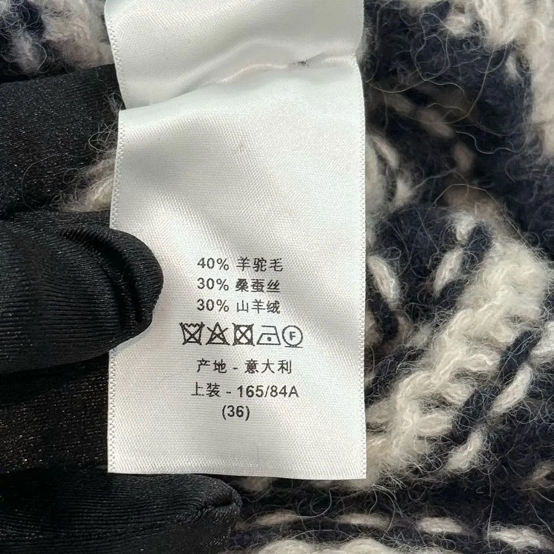 Dior Christian Dior Striped Cashmere Blend Sweater Size FR 36 Size XS / US 0-2 / IT 36-38 - 7 Thumbnail