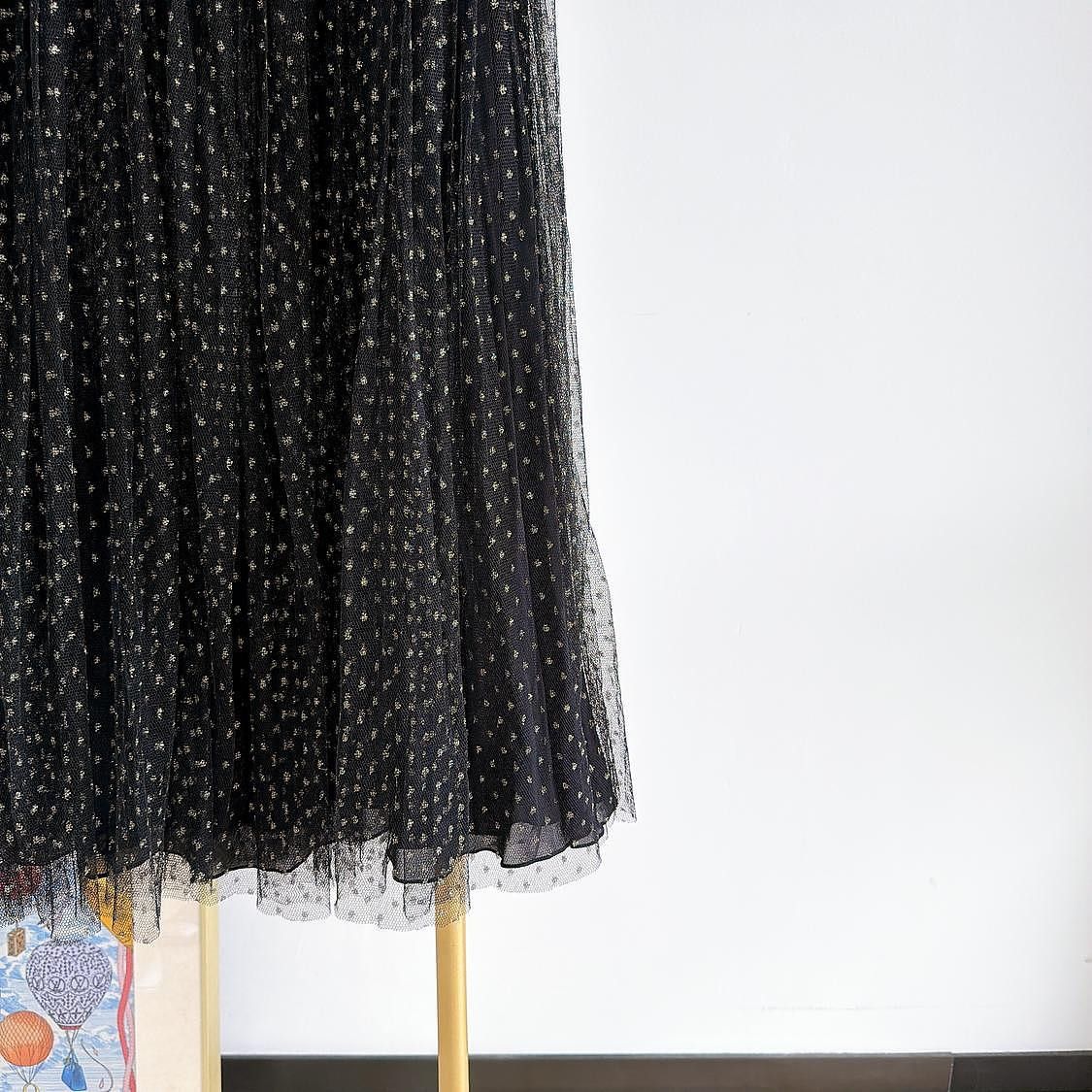 Dior Dior Polka Dot Tulle Midi Skirt Size 38 Size 27" / US 4 / IT 40 - 8 Thumbnail