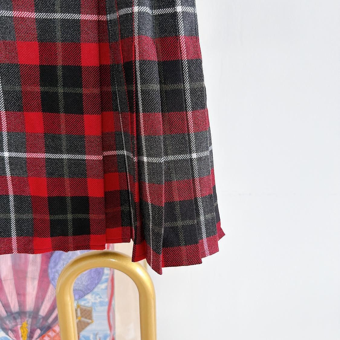 Dior Christian Dior Plaid Belted Mini Skirt Size 34 Size 25" / US 0 / IT 36 - 6 Thumbnail