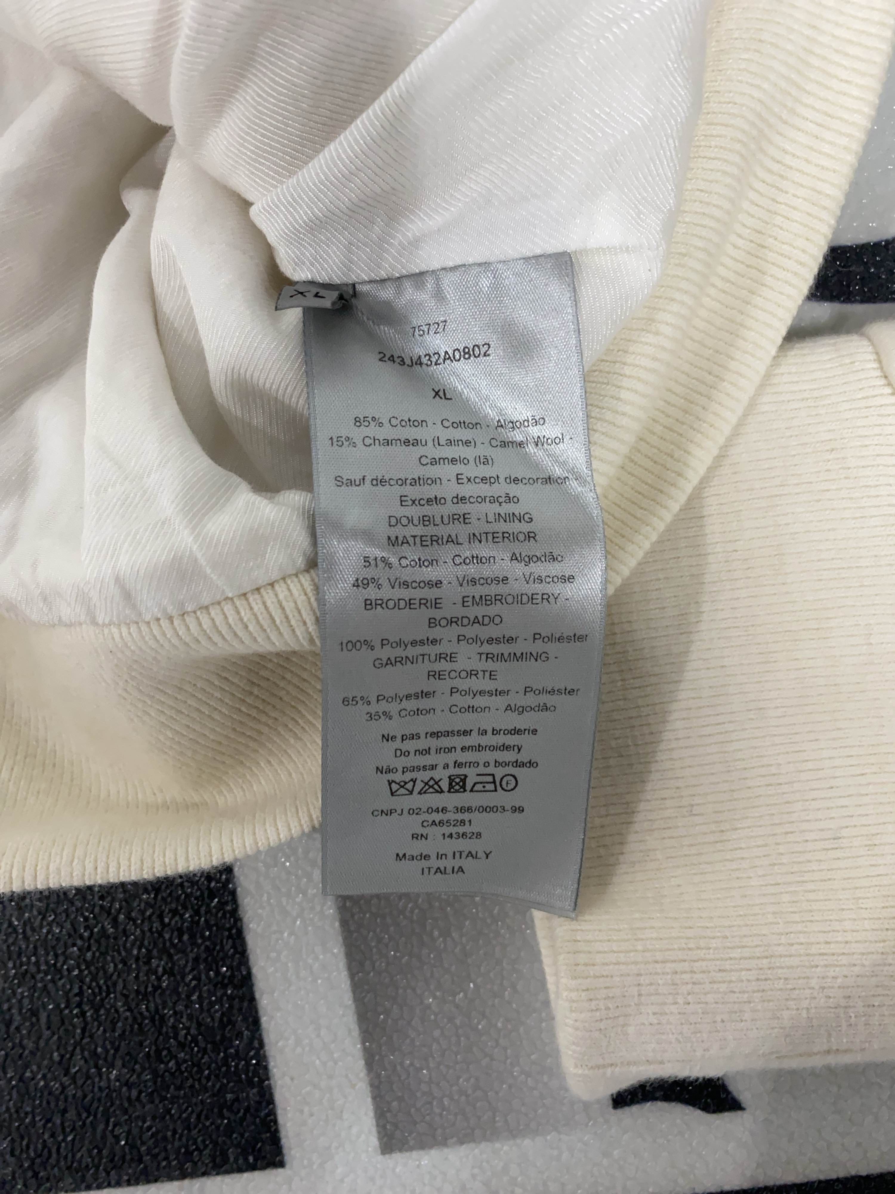 Dior Dior Star Embroidery Zip Jacket Beige Size XL Size US XL / EU 56 / 4 - 4 Thumbnail