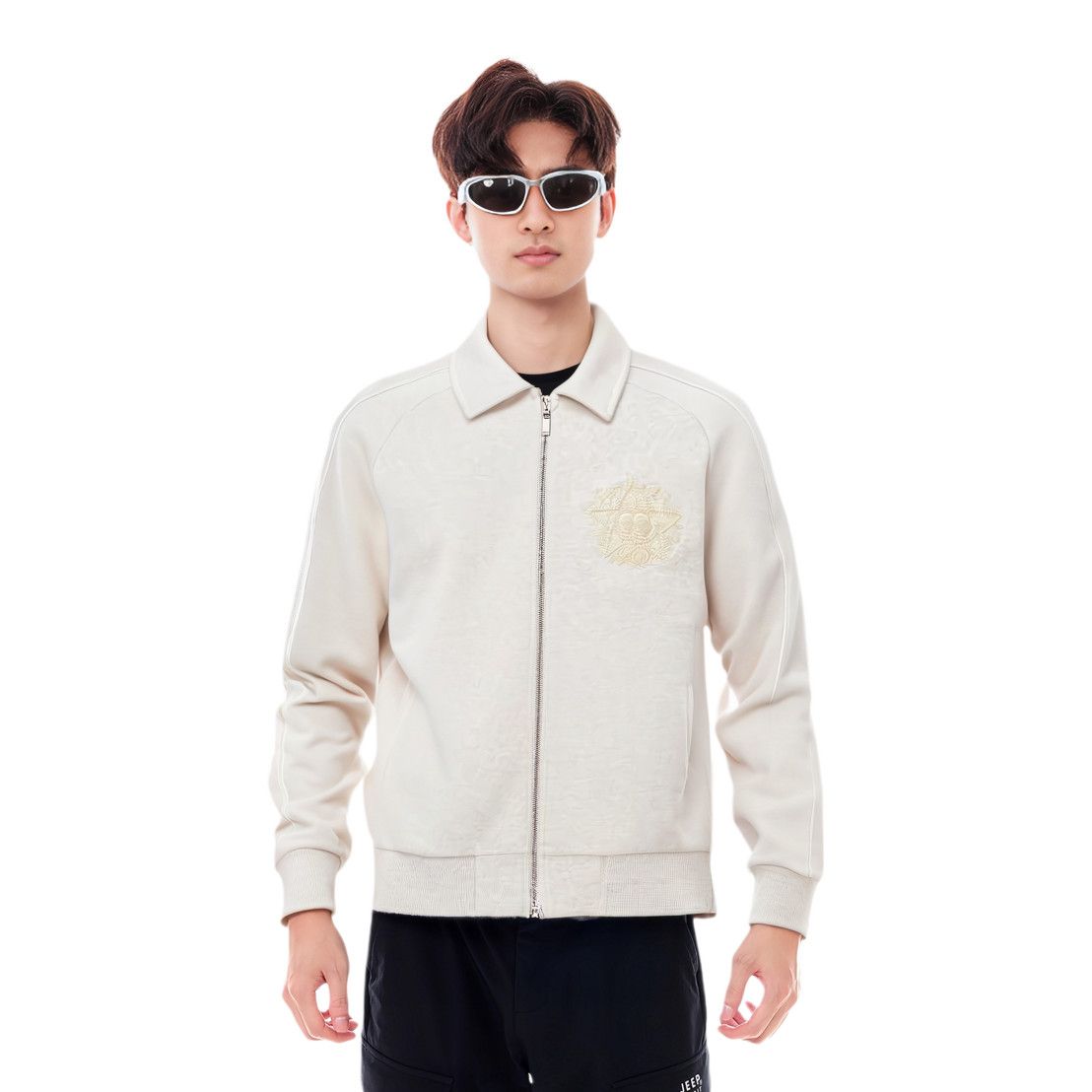 Dior Dior Star Embroidery Zip Jacket Beige Size XL Size US XL / EU 56 / 4 - 7 Thumbnail
