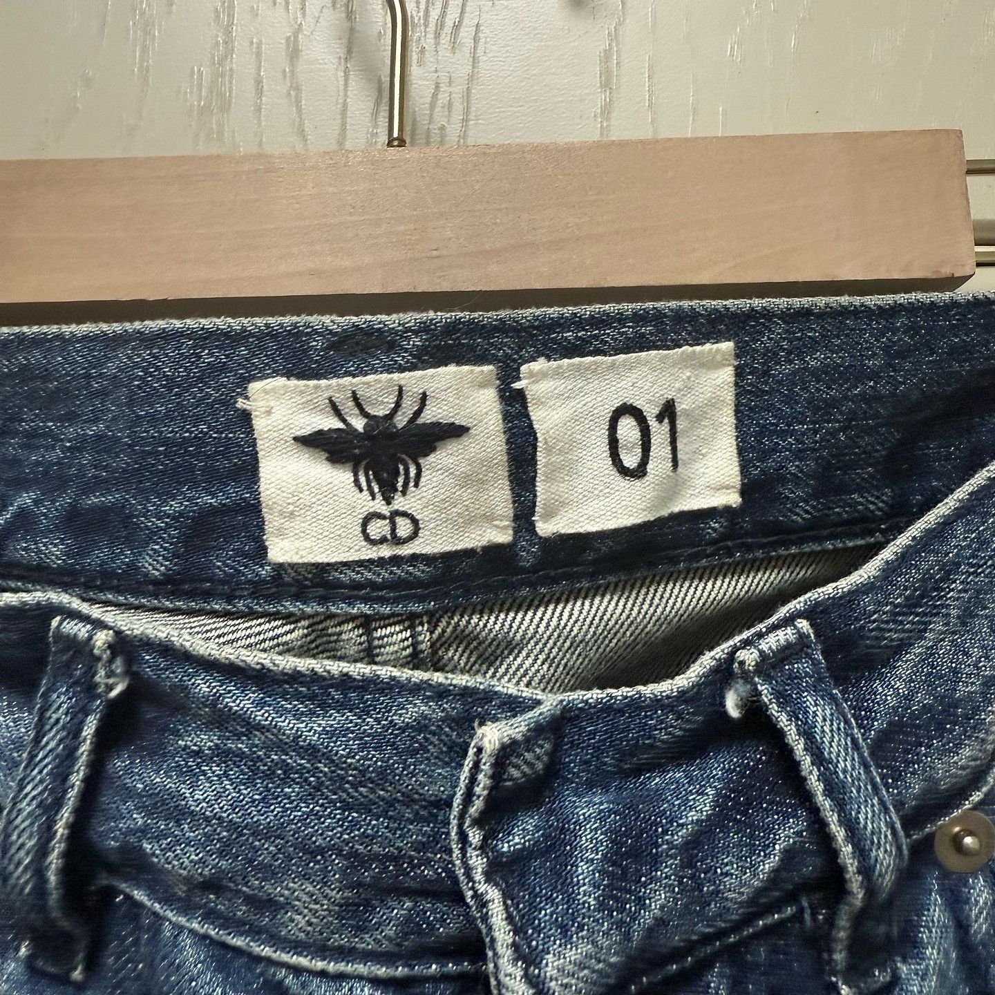 Dior Dior Bee Logo Jeans Size 32 Size 24" / US 00 / IT 34 - 3 Thumbnail