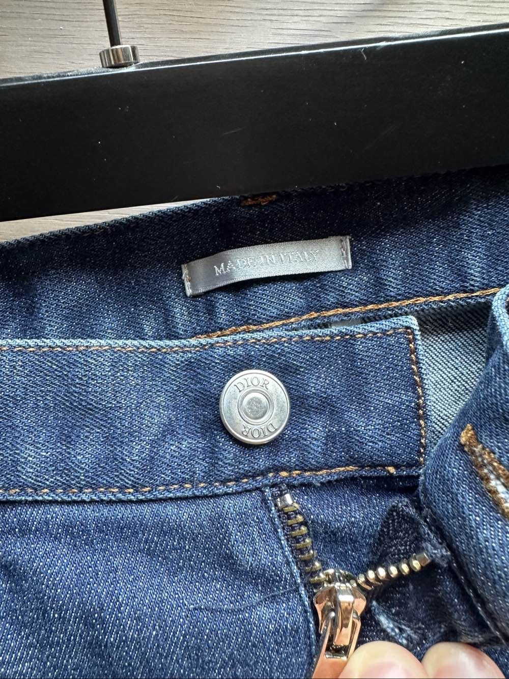 Dior Dior Oblique Cuff Denim Jeans Size 29 Size US 29 - 3 Thumbnail