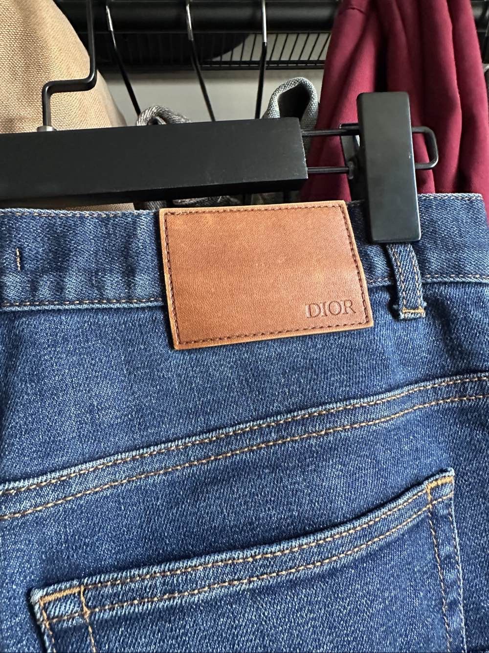 Dior Dior Oblique Cuff Denim Jeans Size 29 Size US 29 - 5 Thumbnail