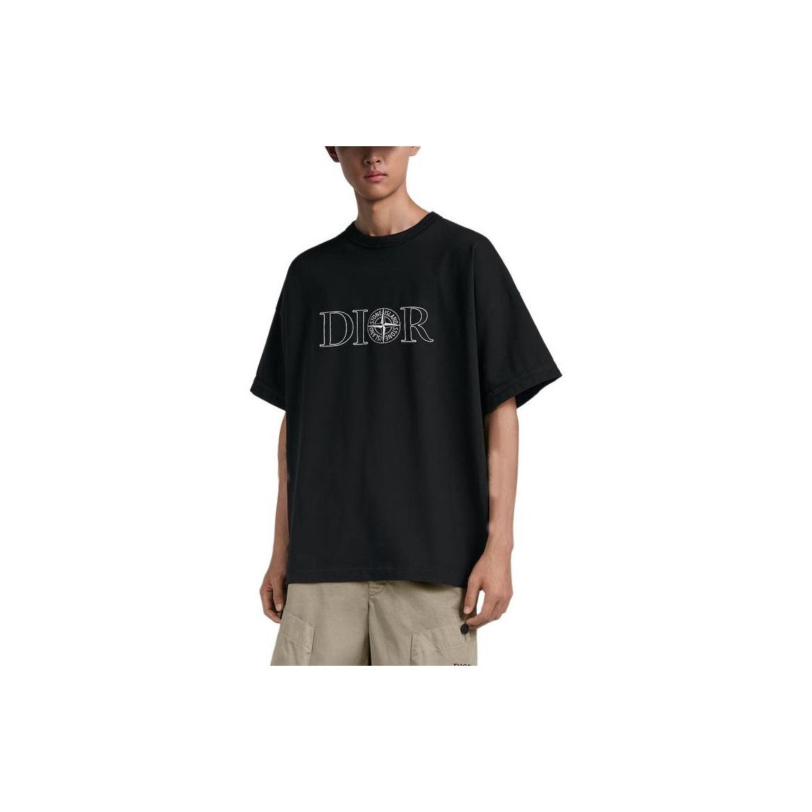 Dior Dior x Stone Island Logo T-Shirt Size XXL Size US XXL / EU 58 / 5 - 7 Thumbnail