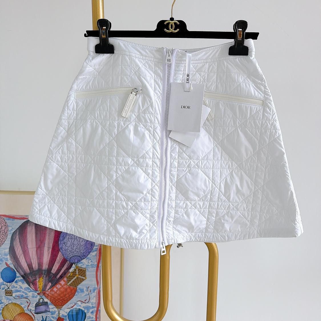 Dior Dior Cannage Quilted Mini Skirt Size 36 Size 26" / US 2 / IT 38 - 2 Thumbnail