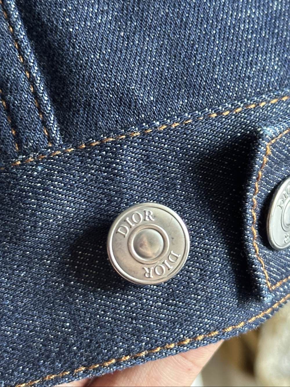 Dior Dior Oblique Lining Denim Jacket Size S Size US S / EU 44-46 / 1 - 5 Thumbnail