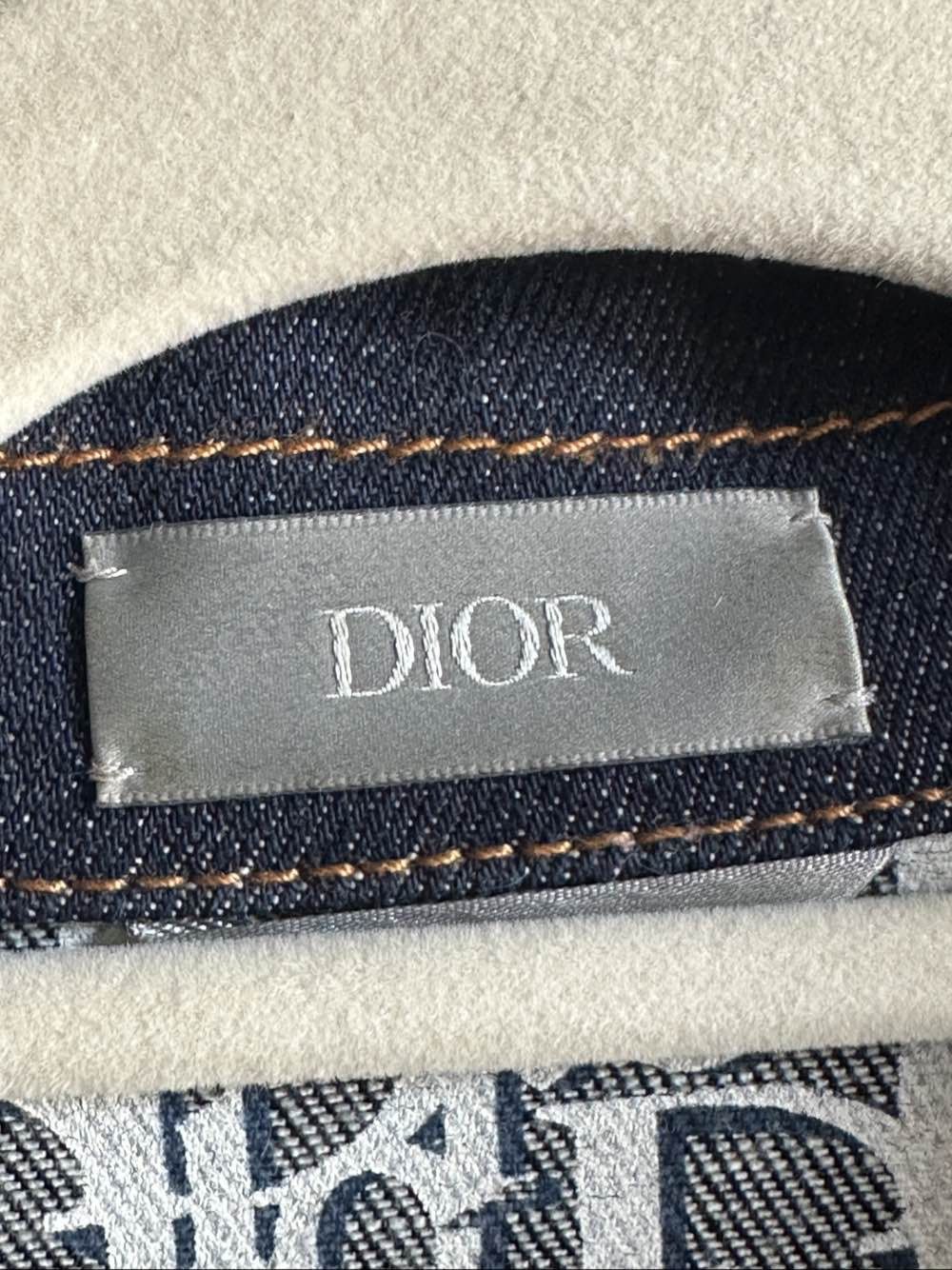 Dior Dior Oblique Lining Denim Jacket Size S Size US S / EU 44-46 / 1 - 3 Thumbnail