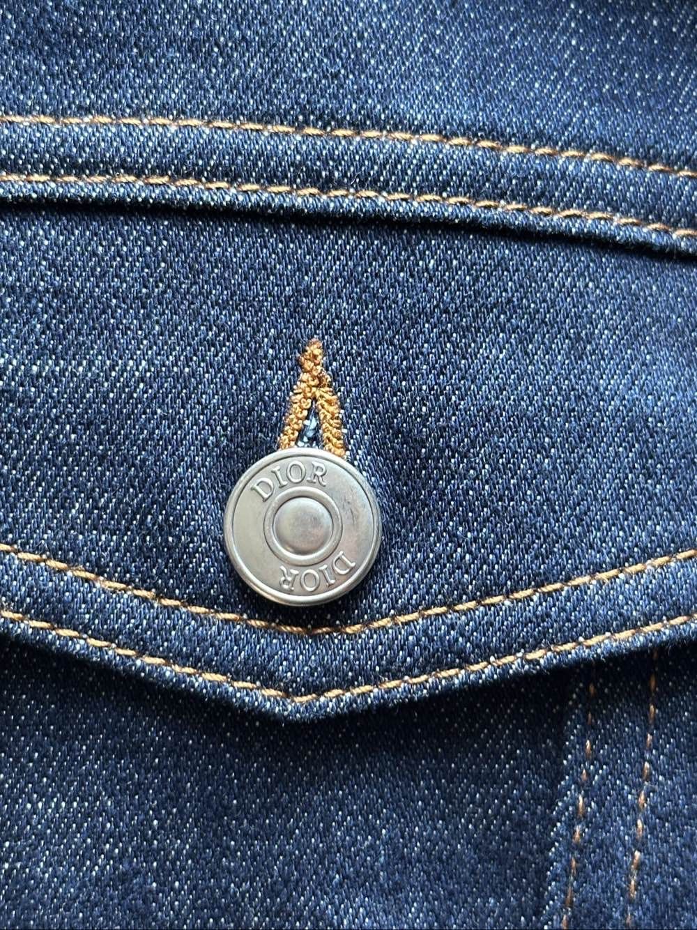 Dior Dior Oblique Lining Denim Jacket Size S Size US S / EU 44-46 / 1 - 6 Thumbnail