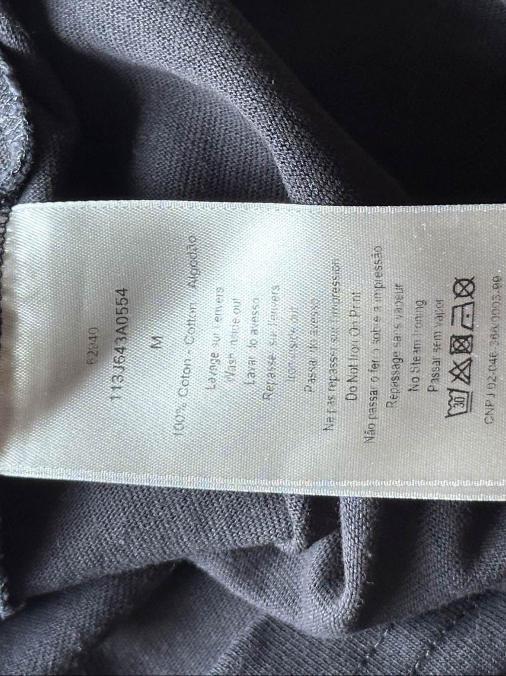 Dior Dior Oblique Sleeve Long Sleeve T-Shirt US M Size US M / EU 48-50 / 2 - 4 Thumbnail