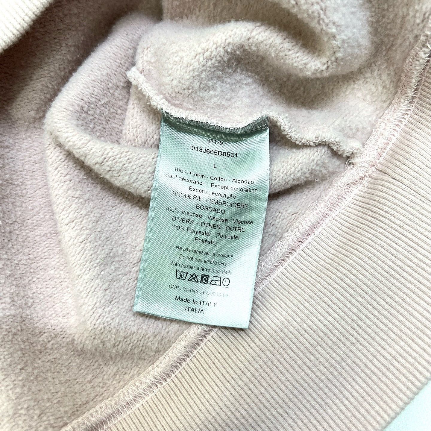 Dior Dior Floral Logo Hoodie Size L Size US L / EU 52-54 / 3 - 17 Thumbnail