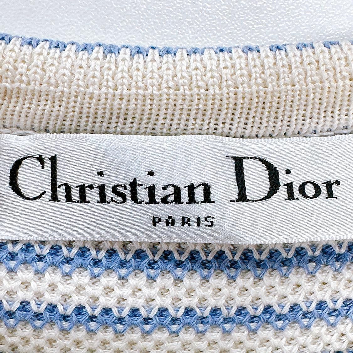 Dior Dior Striped Crest Knit Polo Shirt Size 36 Size XS / US 0-2 / IT 36-38 - 3 Thumbnail