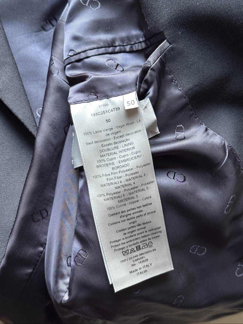Dior Dior Star Embroidery Blazer 40R Size 40R - 4 Thumbnail