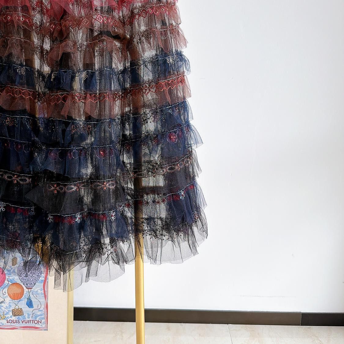 Dior Dior Tiered Ruffled Midi Skirt FR 38 Size 27" / US 4 / IT 40 - 6 Thumbnail
