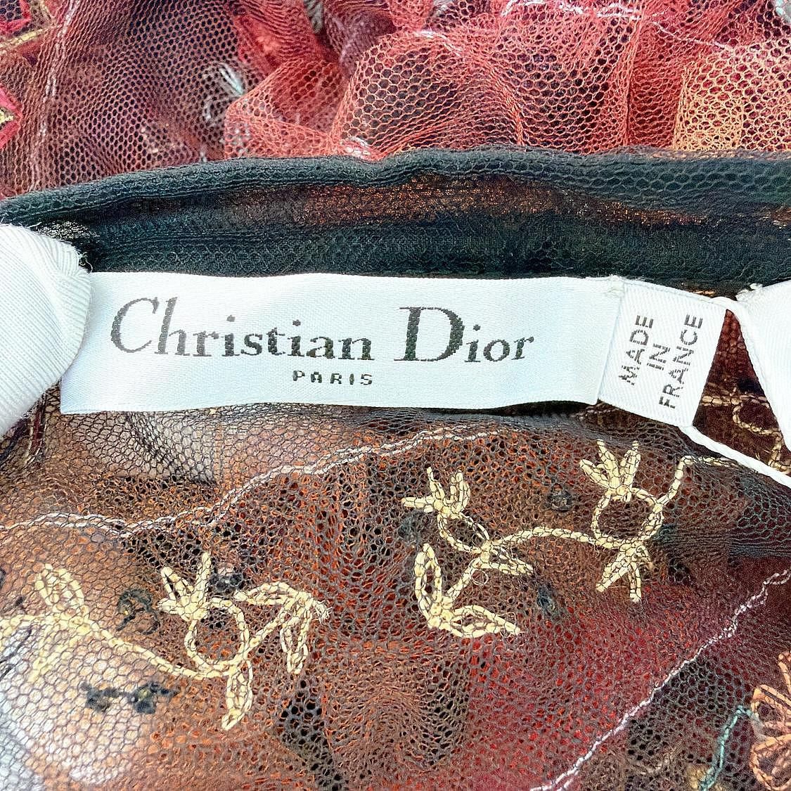 Dior Dior Tiered Ruffled Midi Skirt FR 38 Size 27" / US 4 / IT 40 - 3 Thumbnail