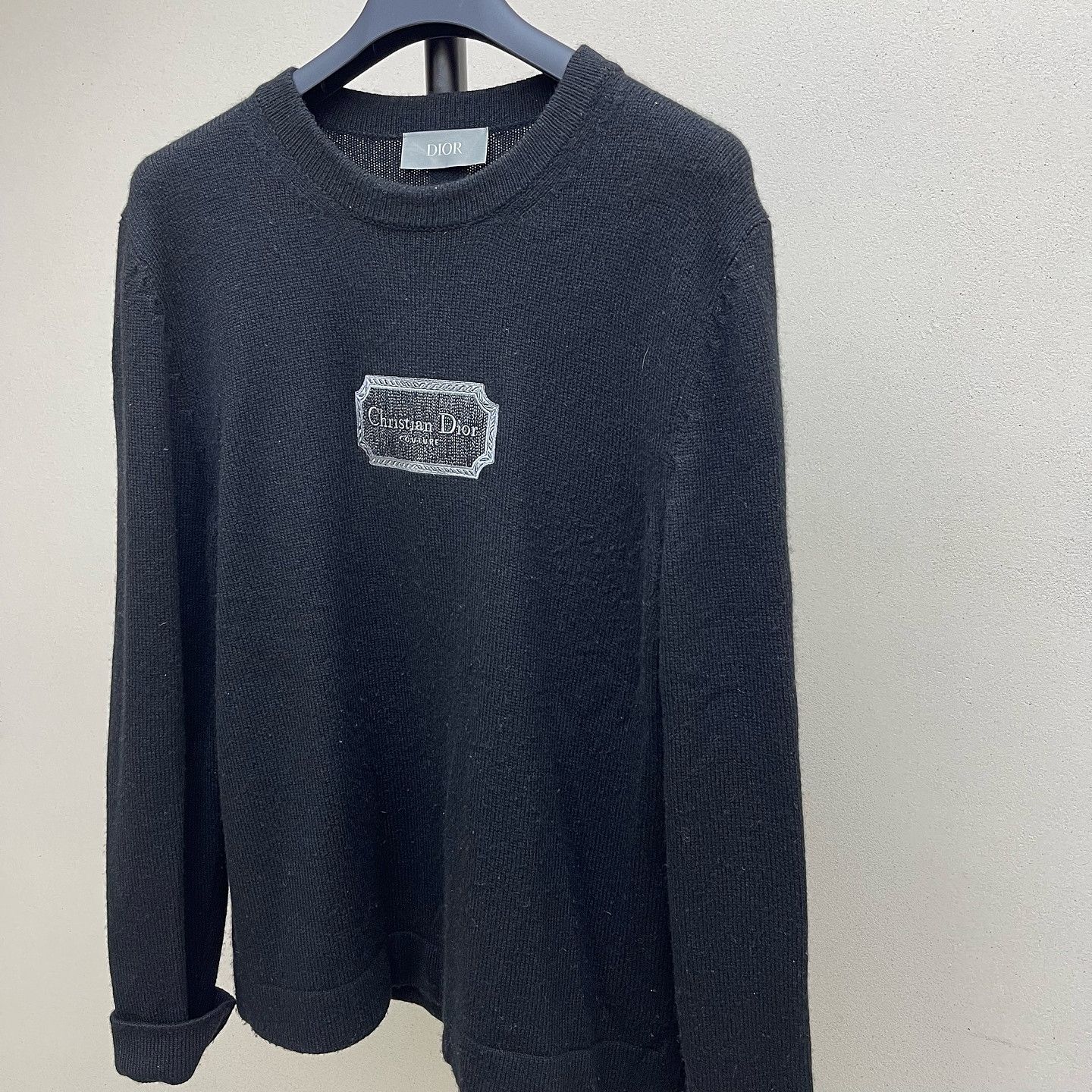 Dior Dior Christian Dior Couture Patch Sweater Size L Size US L / EU 52-54 / 3 - 6 Thumbnail