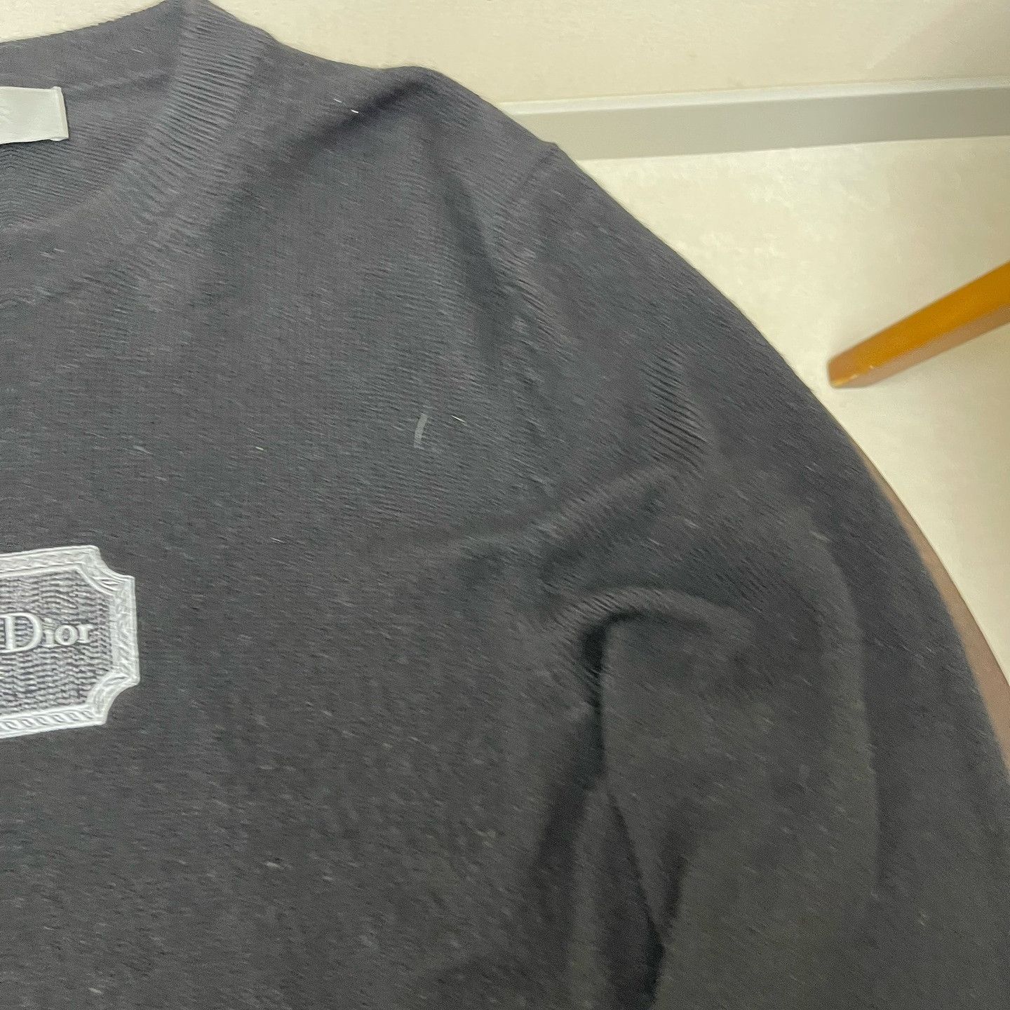 Dior Dior Christian Dior Couture Patch Sweater Size L Size US L / EU 52-54 / 3 - 12 Thumbnail