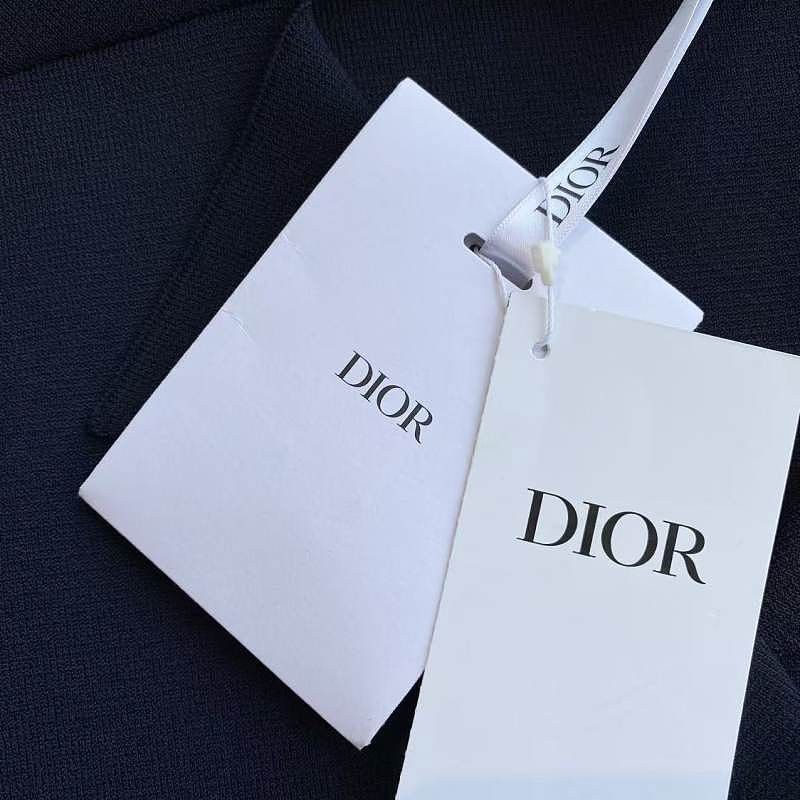Dior Dior Navy Knit Short Sleeve Jacket Size 38 Size S / US 4 / IT 40 - 8 Thumbnail