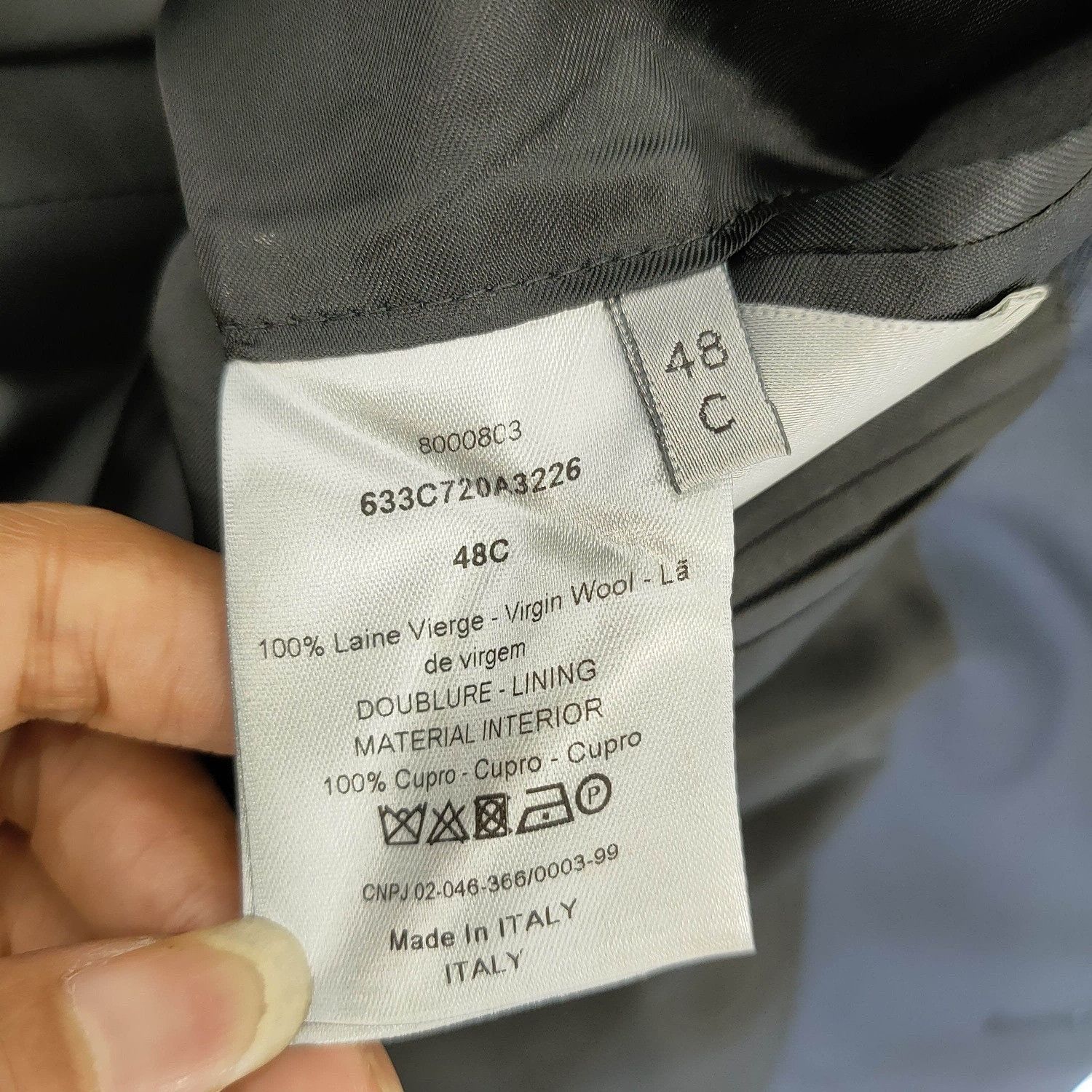 Dior Dior Virgin Wool Blazer Size 38R Size 38R - 4 Thumbnail