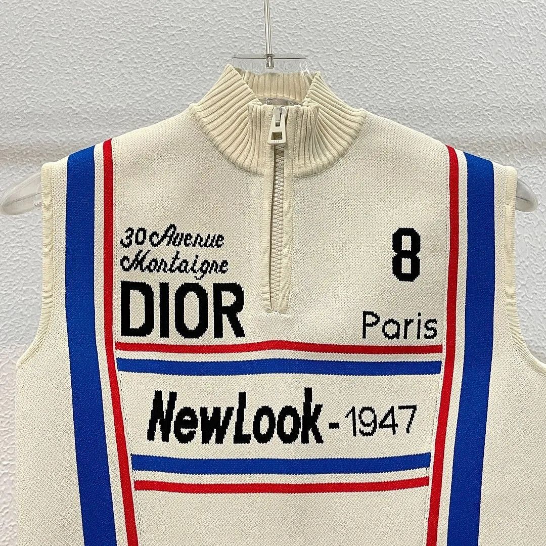 Dior Dior New Look 1947 Zip Knit Tank Top IT 38 Size XS / US 0-2 / IT 36-38 - 6 Thumbnail