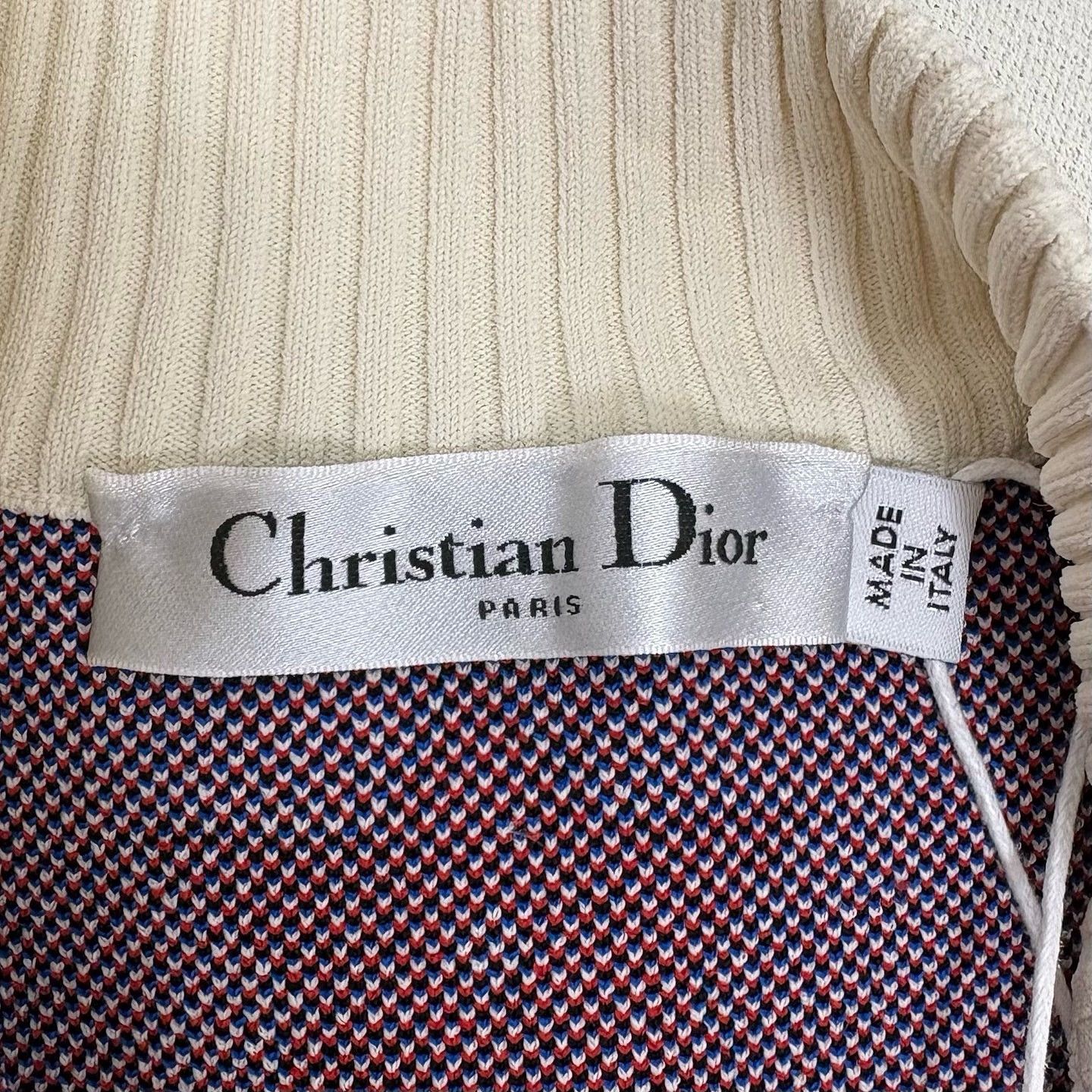 Dior Dior New Look 1947 Zip Knit Tank Top IT 38 Size XS / US 0-2 / IT 36-38 - 3 Thumbnail