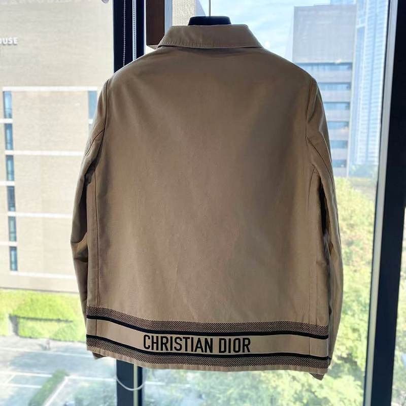 Dior Dior Cotton Blend Logo Trim Jacket Size 38 Size S / US 4 / IT 40 - 2 Thumbnail